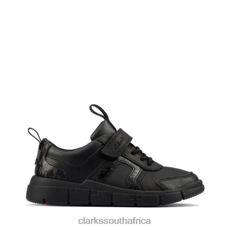 Black Leather Clarks Encode Bright Kid Black Leather 840405899 Kids Clarks Black Leather