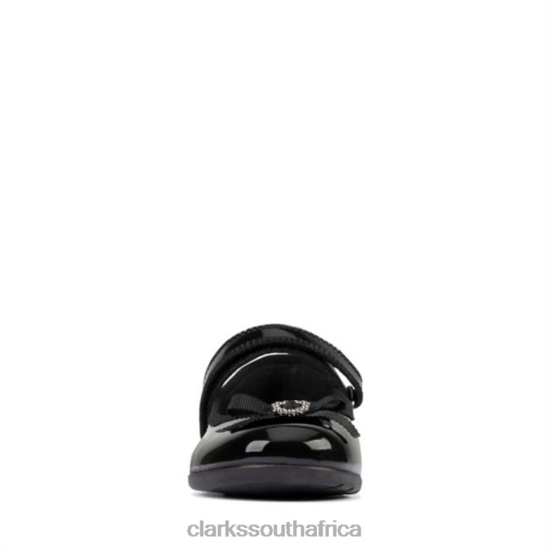 Black Patent Clarks Scala Spark Kid Black Patent 840405904 Kids Clarks Black Patent