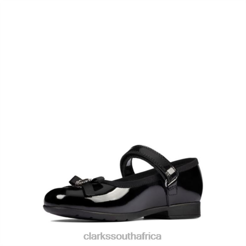 Black Patent Clarks Scala Spark Kid Black Patent 840405904 Kids Clarks Black Patent