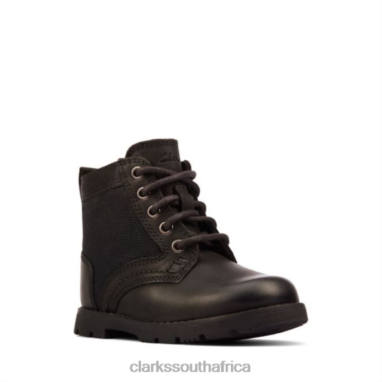 Heath Chard Toddler Black Leather Clarks Black Leather 840405775 Kids Clarks Black Leather