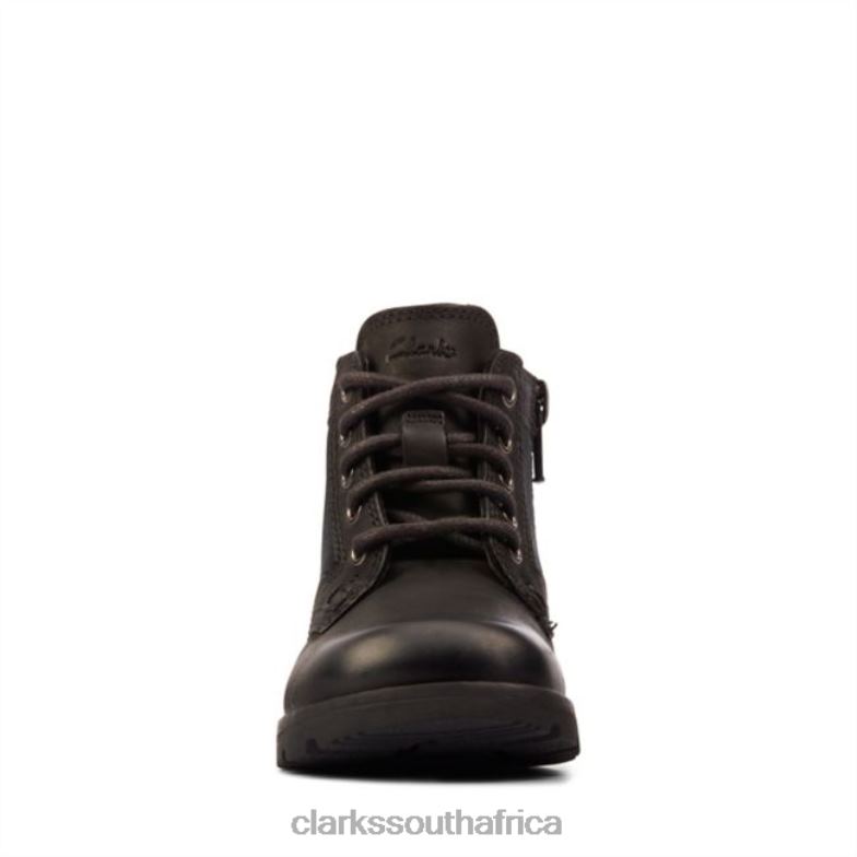 Heath Chard Toddler Black Leather Clarks Black Leather 840405775 Kids Clarks Black Leather