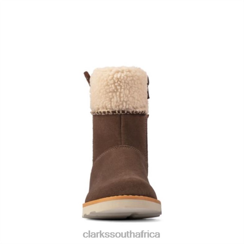 Walnut Suede Clarks Crown Loop Kid Walnut Suede 840405752 Kids Clarks Walnut Suede