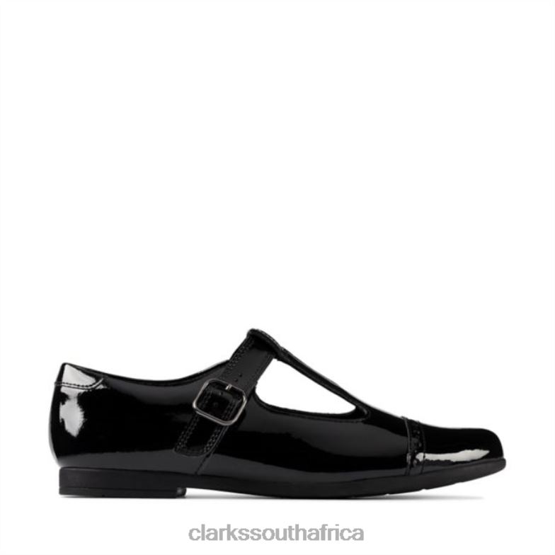 Clarks Black Patent Scala Hope Youth Black Patent 840405881 Kids Clarks Black Patent
