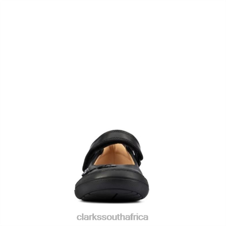 Black Leather Scooter Daisy Toddler Black Leather Clarks 840405868 Kids Clarks Black Leather