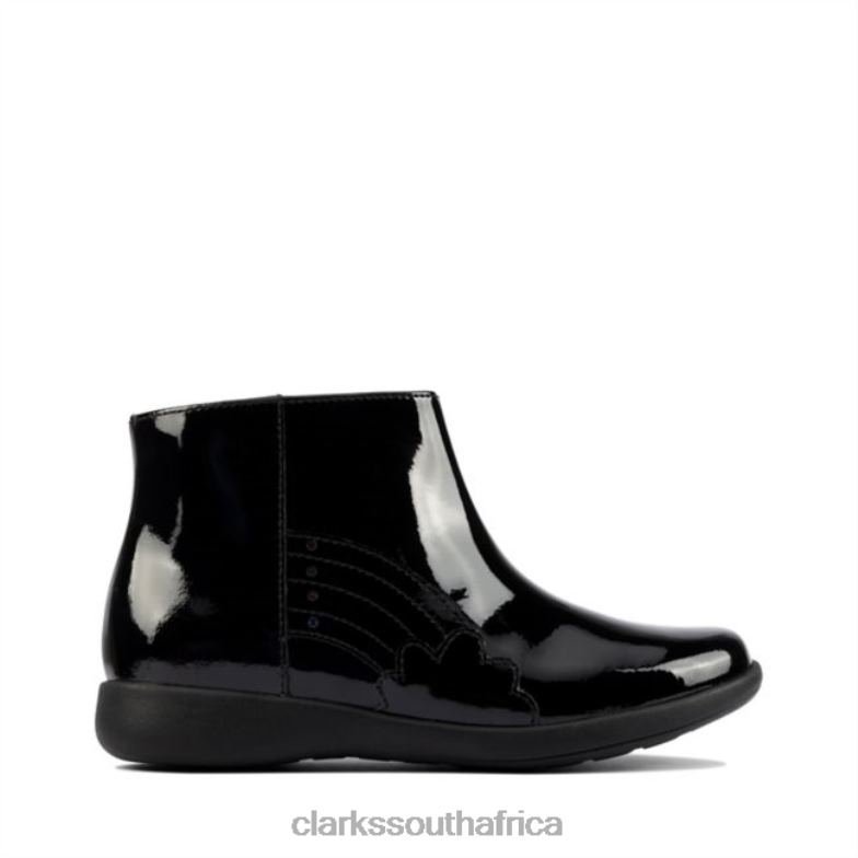 Etch G Low Kid Black Patent Clarks Black Patent 840405759 Kids Clarks Black Patent
