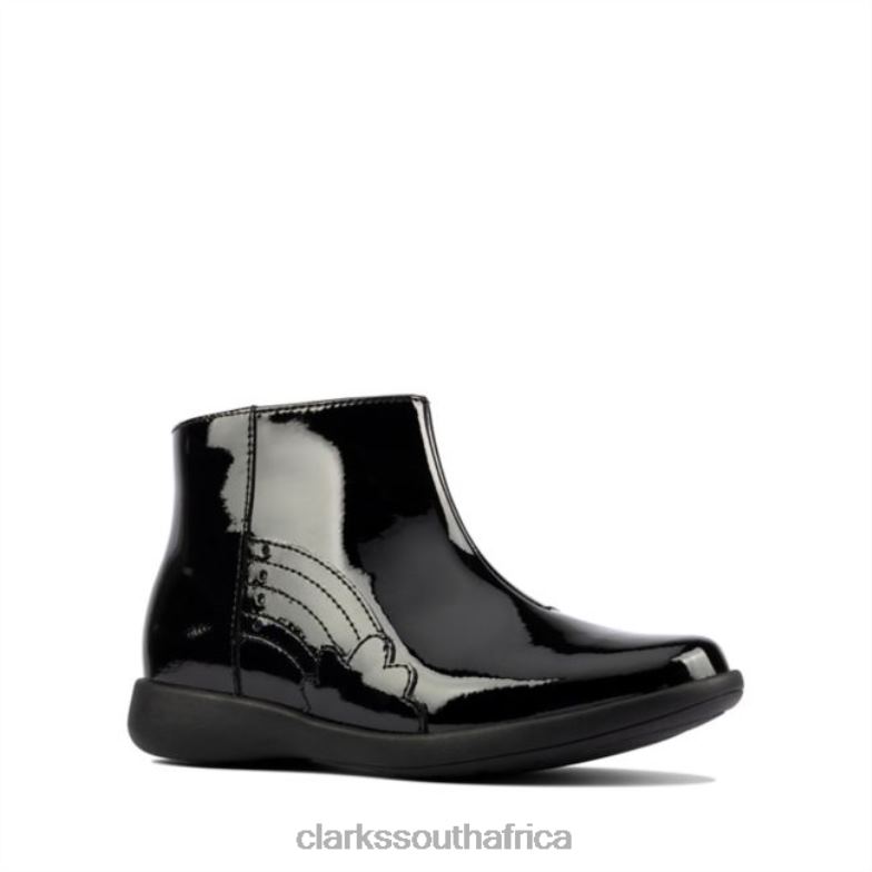 Etch G Low Kid Black Patent Clarks Black Patent 840405759 Kids Clarks Black Patent