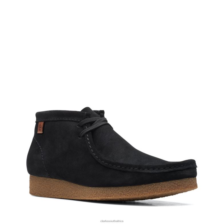 Black Suede Shacre Boot Clarks 840403628 Men Clarks Black Suede
