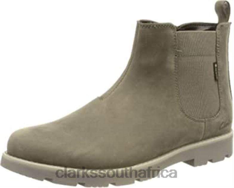 Dark Grey Lea Men's Heathsea Gtxk Chelsea Boot Clarks 840402564 Men Clarks Dark Grey Lea