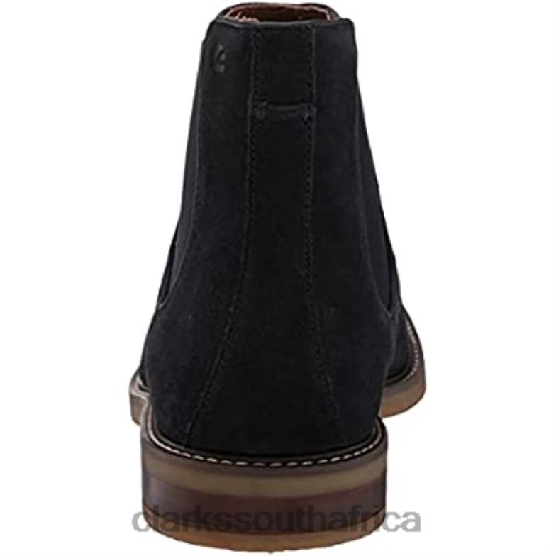Men's Jaxen Chelsea Boot Clarks Navy Suede 840401461 Men Clarks Navy Suede