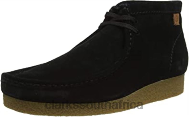 Men's Shacre Chukka Boot Black Clarks 840402862 Men Clarks Black Suede