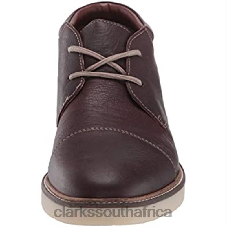 Men's Grandtop Classic Boots Clarks Dark Brown Tumbled Leather 840402479 Men Clarks Dark Brown Tumbled Leather