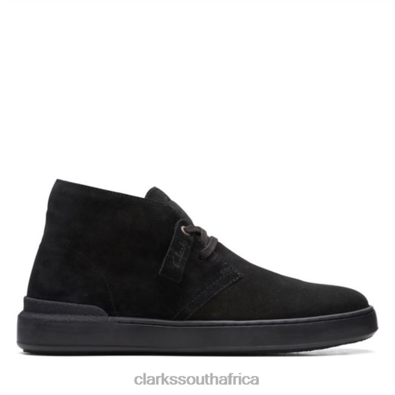 Black/Black Court Lite Desert Boot Black/Black Clarks 840405676 Men Clarks Black
