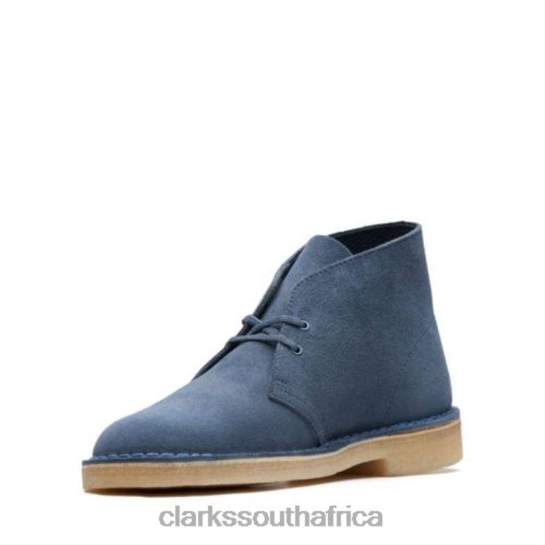 Clarks Blue Desert Boot 840404377 Men Clarks Blue