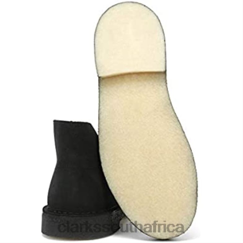 Clarks Desert Mens Black Suede Boots 84040250 Men Clarks