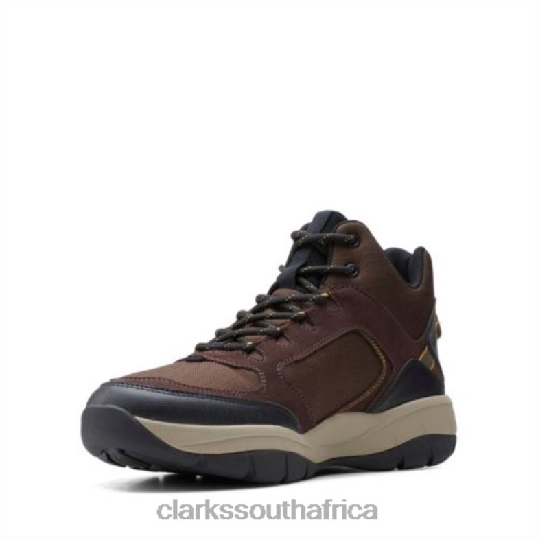 Brown Clarks Ervmid 840404363 Men Clarks Brown