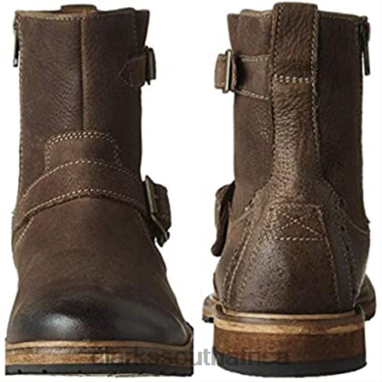 Brown Clarks Mens Clarkdale Cash High Boot 84040296 Men Clarks Brown