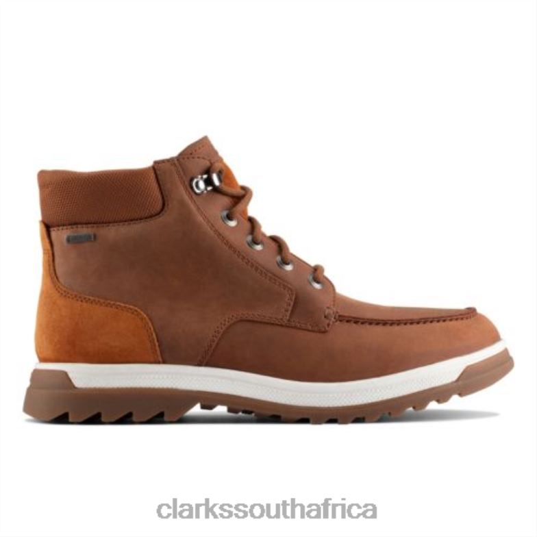 Ripway Hi Gtx Clarks Dark Tan Leather 840404349 Men Clarks Dark Tan Leather