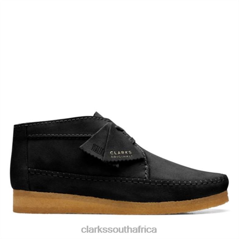 Weaver Boot Black Suede Clarks Black Suede 840405677 Men Clarks Black Suede