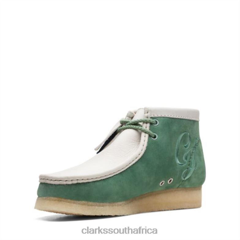 Wallabee Boot Vcy Green Nubuck Clarks Green Nubuck 840405701 Men Clarks Green Nubuck