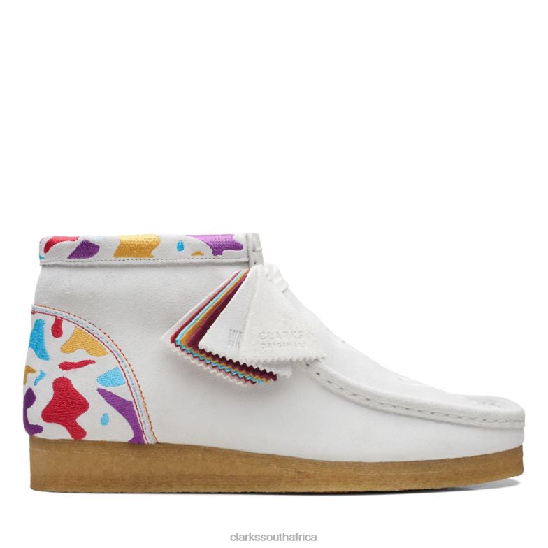 Wallabee Boot White Combi Clarks White Combi 840406773 Men Clarks White Combi