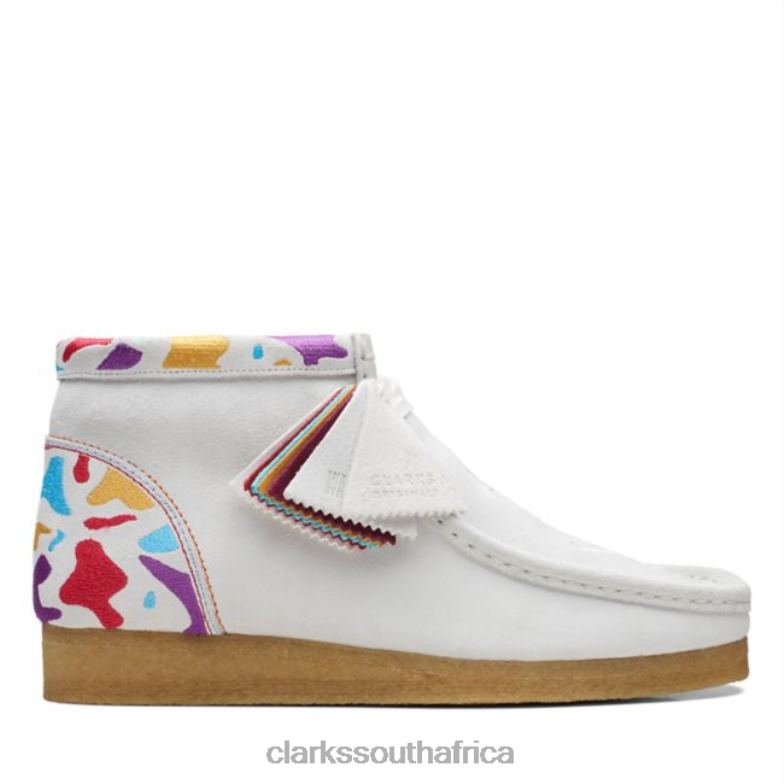 Wallabee Boot White Combi Clarks White Combi 840406773 Men Clarks White Combi