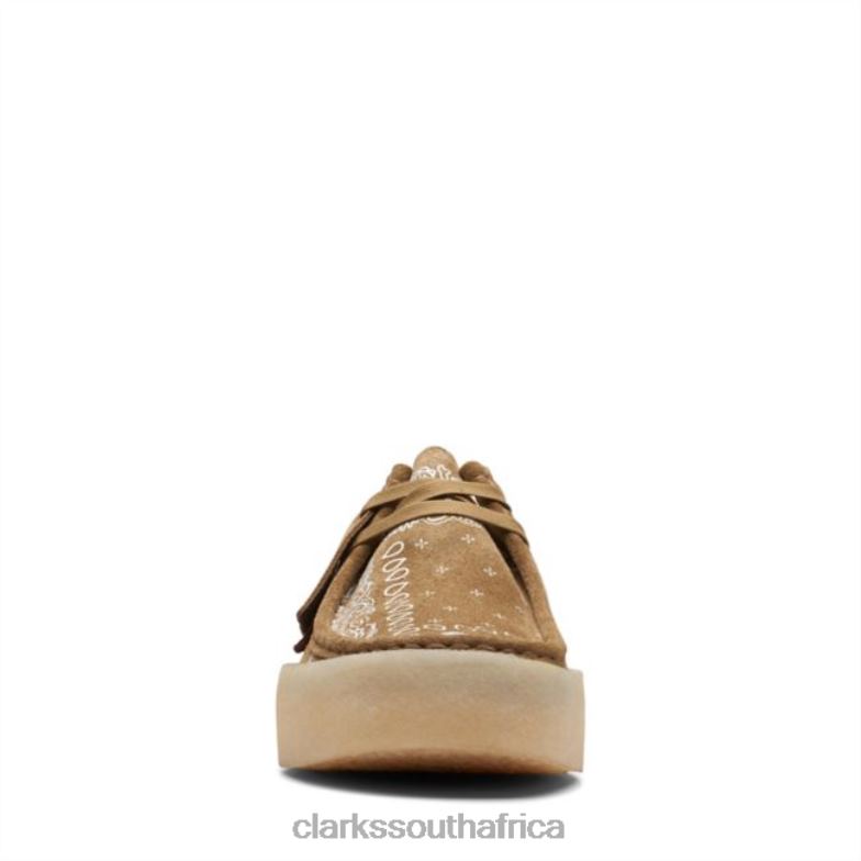 Dark Olive Print Clarks Wallabee Cup Dark Olive Print 840406635 Men Clarks Dark Olive Print