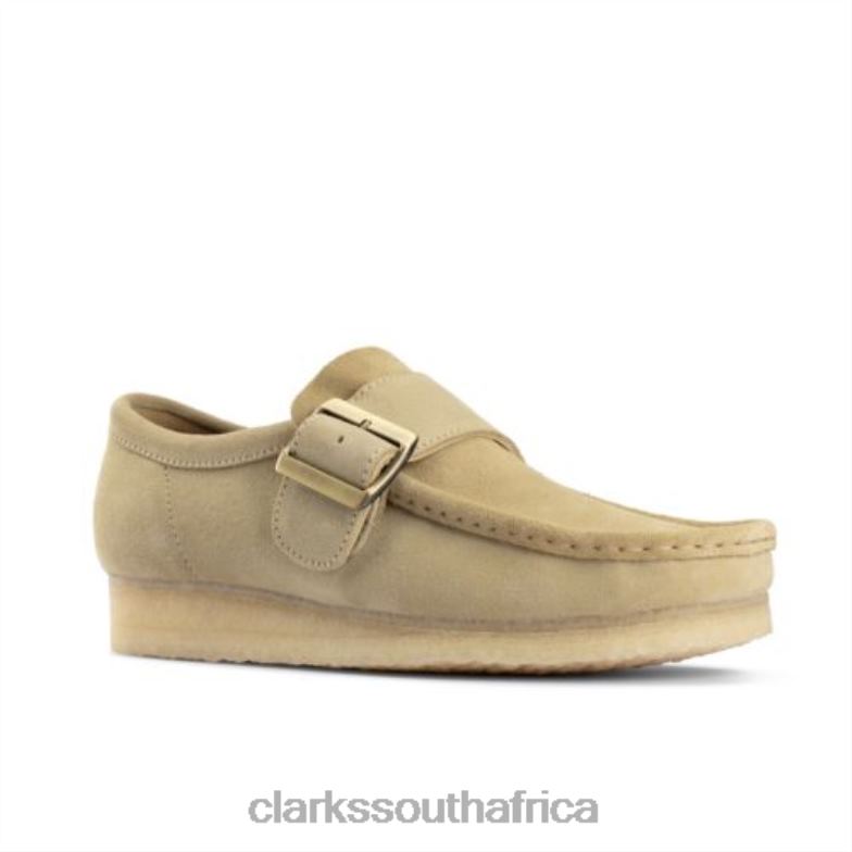Maple Suede Clarks Wallabee Monk 840404411 Men Clarks Maple Suede