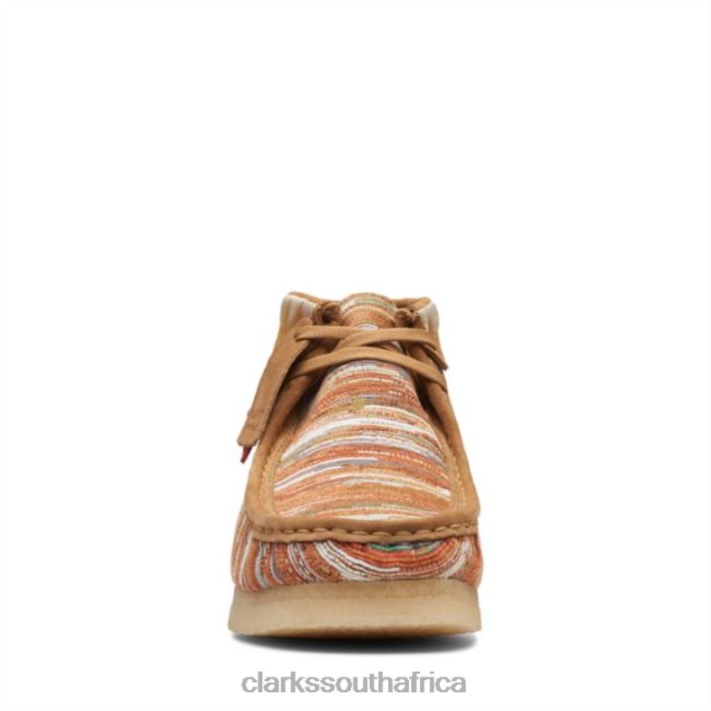 Wallabee Boot Ginger Fabric Clarks Ginger Fabric 840405557 Men Clarks Ginger Fabric