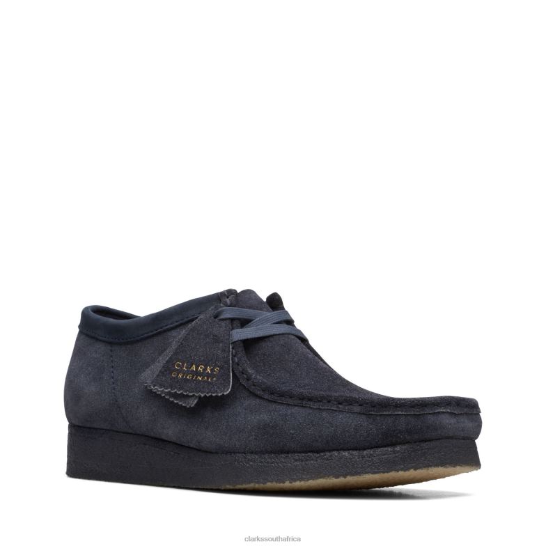 Navy Clarks Wallabee 840403611 Men Clarks Navy