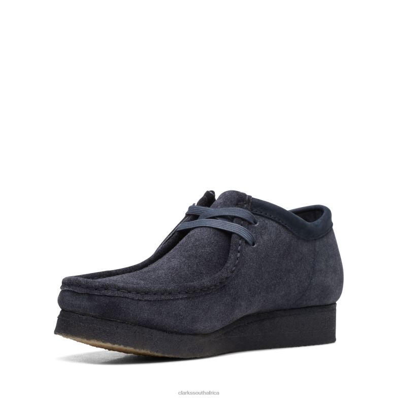 Navy Clarks Wallabee 840403611 Men Clarks Navy