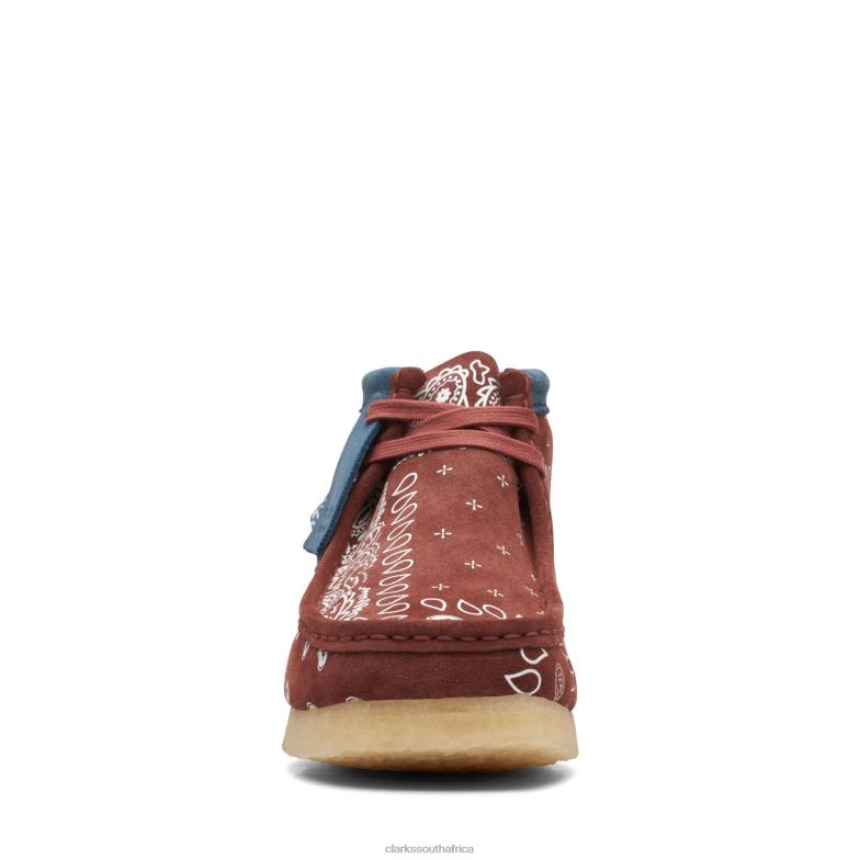 Red Clarks Wallabee Boot 840403616 Men Clarks Red