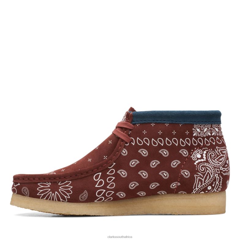 Red Clarks Wallabee Boot 840403616 Men Clarks Red