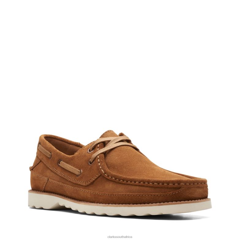 Brown Sde Durleigh Sail Clarks 840403684 Men Clarks Brown Sde