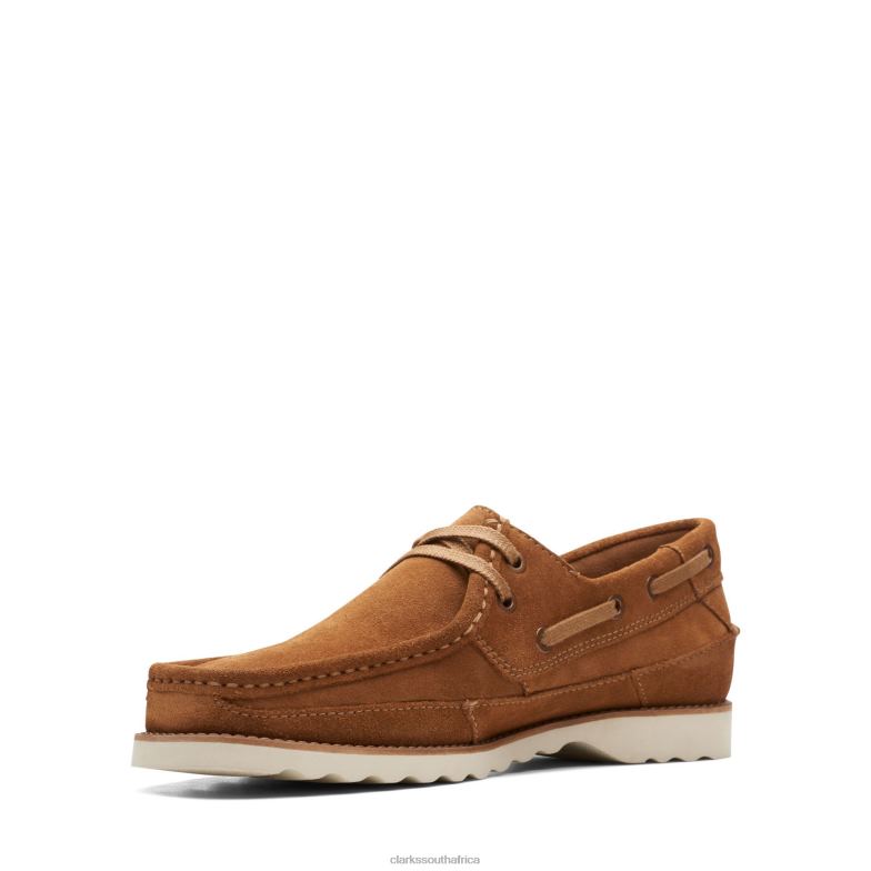 Brown Sde Durleigh Sail Clarks 840403684 Men Clarks Brown Sde