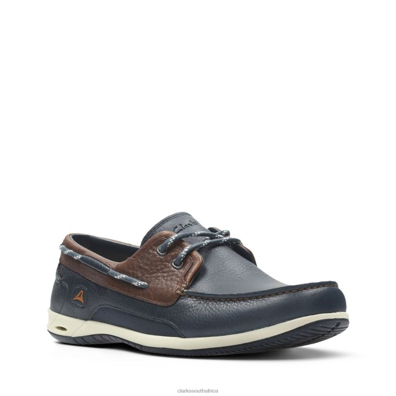 Clarks Orson Harbour Multicolour Leather 840403762 Men Clarks Multicolour Leather