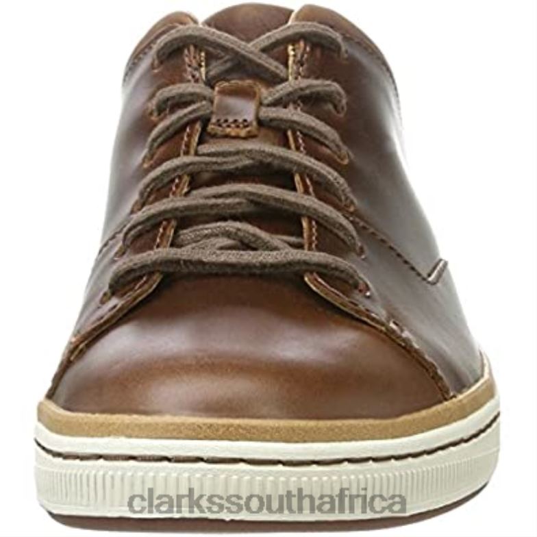 Dark Tan Lea Men's Norsen Lace Brogues Clarks 840401956 Men Clarks Dark Tan Lea