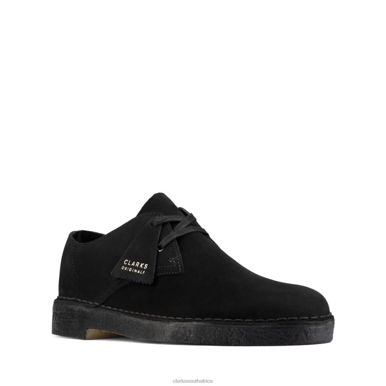 Desert Khan Black Suede Clarks 840403670 Men Clarks Black Suede