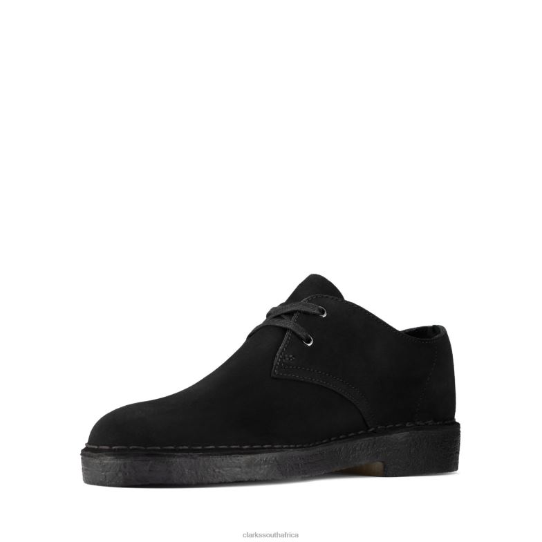 Desert Khan Black Suede Clarks 840403670 Men Clarks Black Suede