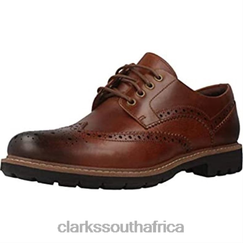 Men's Batcombe Wing Brogues Clarks Brown 840402655 Men Clarks Brown