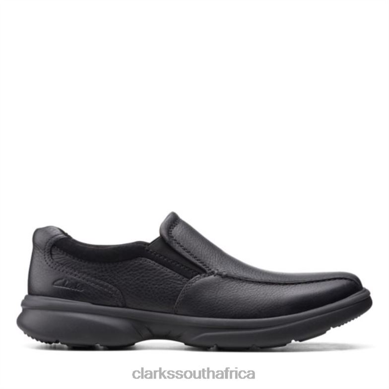 Black Tumbled Leather Clarks Bradley Step Black Tumbled Leather 840406755 Men Clarks Black Tumbled Leather