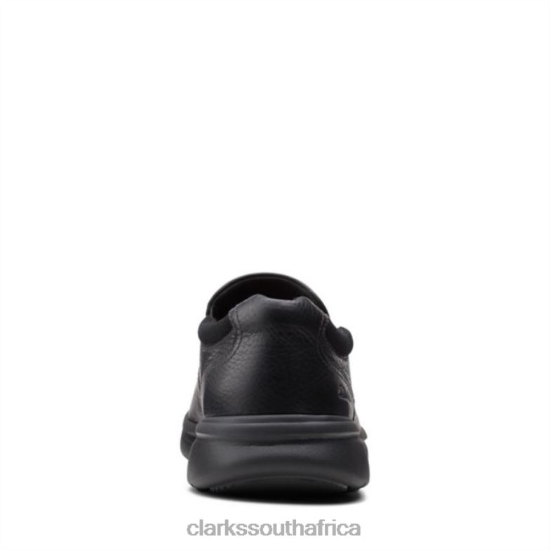 Black Tumbled Leather Clarks Bradley Step Black Tumbled Leather 840406755 Men Clarks Black Tumbled Leather