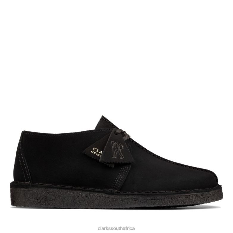 Clarks Desert Trek Black Suede Black Suede 840405498 Men Clarks Black Suede