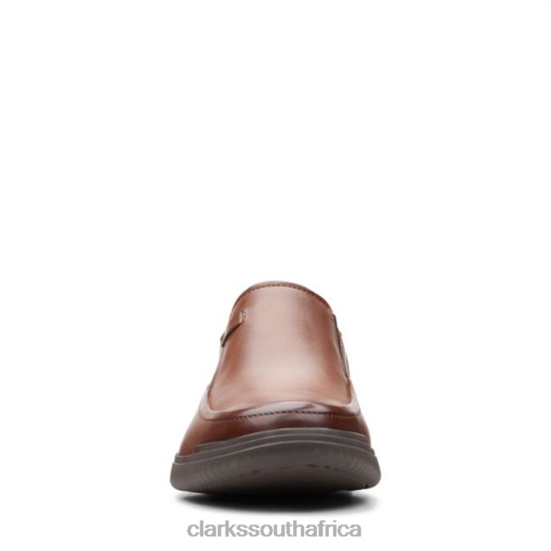 Clarks Donaway Step Dark Tan Leather Dark Tan Leather 840405506 Men Clarks Dark Tan Leather