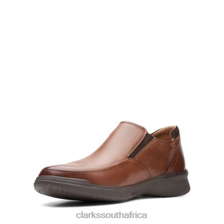 Clarks Donaway Step Dark Tan Leather Dark Tan Leather 840405506 Men Clarks Dark Tan Leather