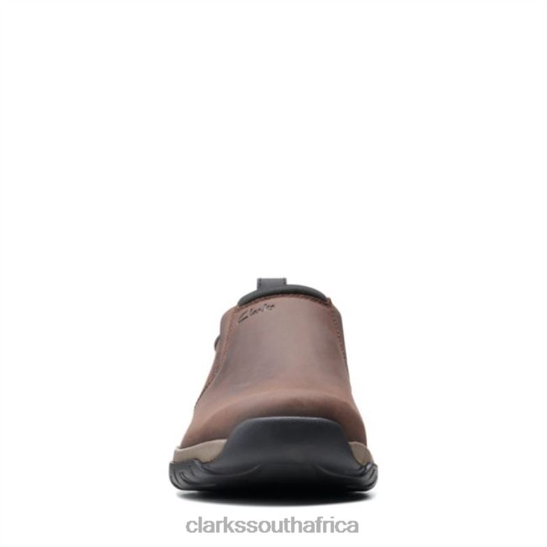 Clarks Grove Step Brown Leather Brown Leather 840406738 Men Clarks Brown Leather