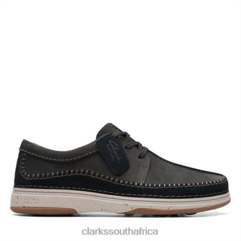 Clarks Nature 5 Tie Black Combination Black Combination 840406594 Men Clarks Black Combination