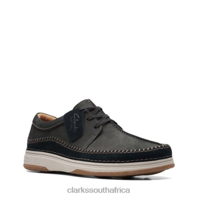 Clarks Nature 5 Tie Black Combination Black Combination 840406594 Men Clarks Black Combination