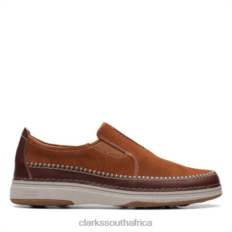 Nature 5 Walk Dark Tan Combination Dark Tan Combination Clarks 840406582 Men Clarks Dark Tan Combination