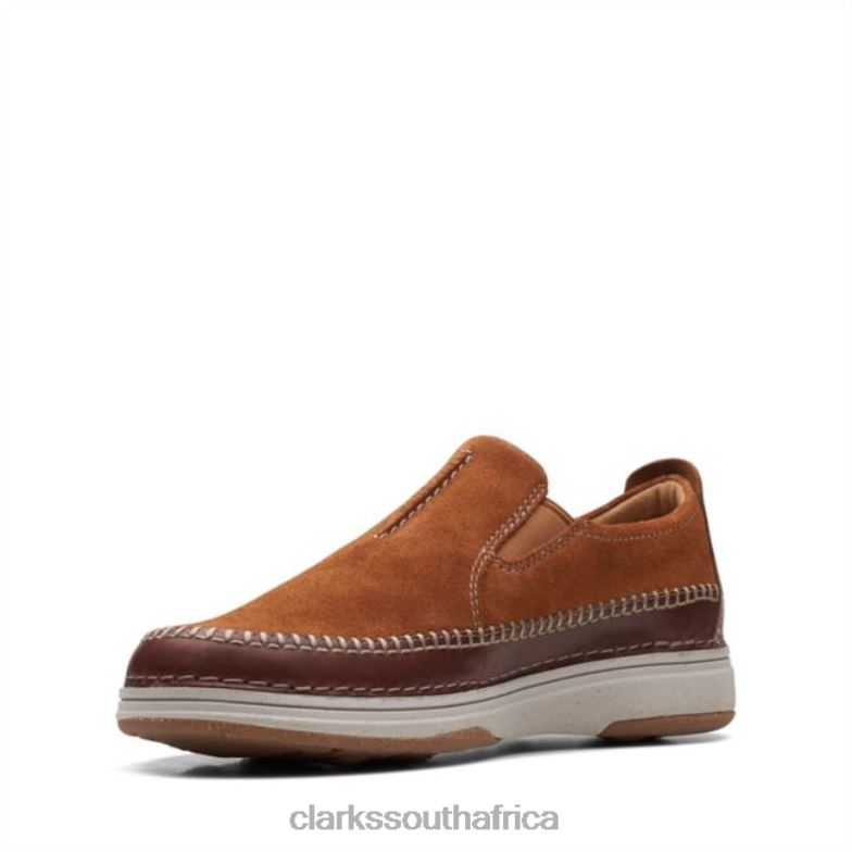 Nature 5 Walk Dark Tan Combination Dark Tan Combination Clarks 840406582 Men Clarks Dark Tan Combination