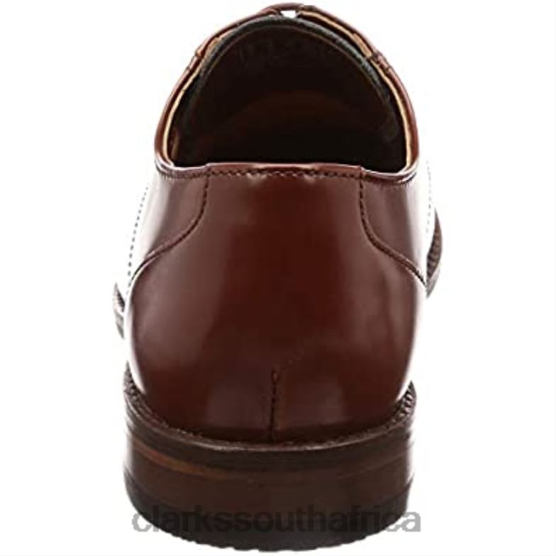 Brown British Tan Leather Men's Edward Pla Derbys Clarks 840402708 Men Clarks Brown British Tan Leather